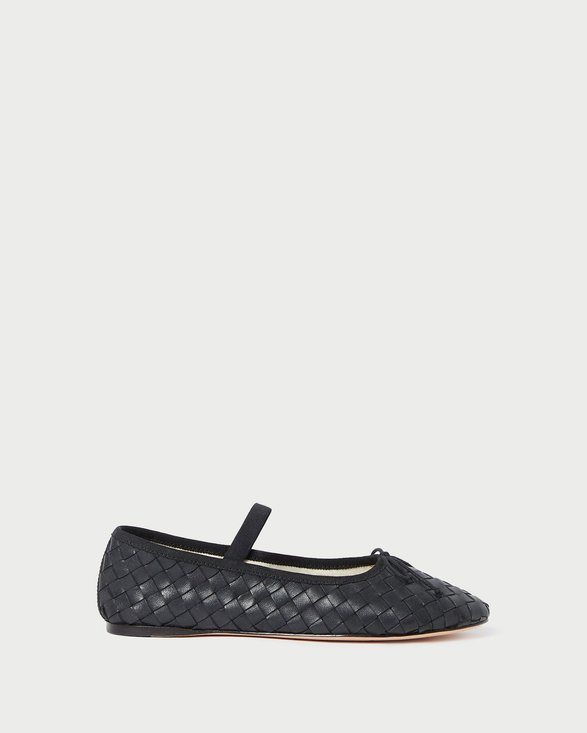Loeffler Randall Value - Leonie Black Woven Ballet Flat
