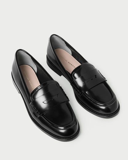 Loeffler Randall Best Price - Rachel Black Leather Loafer