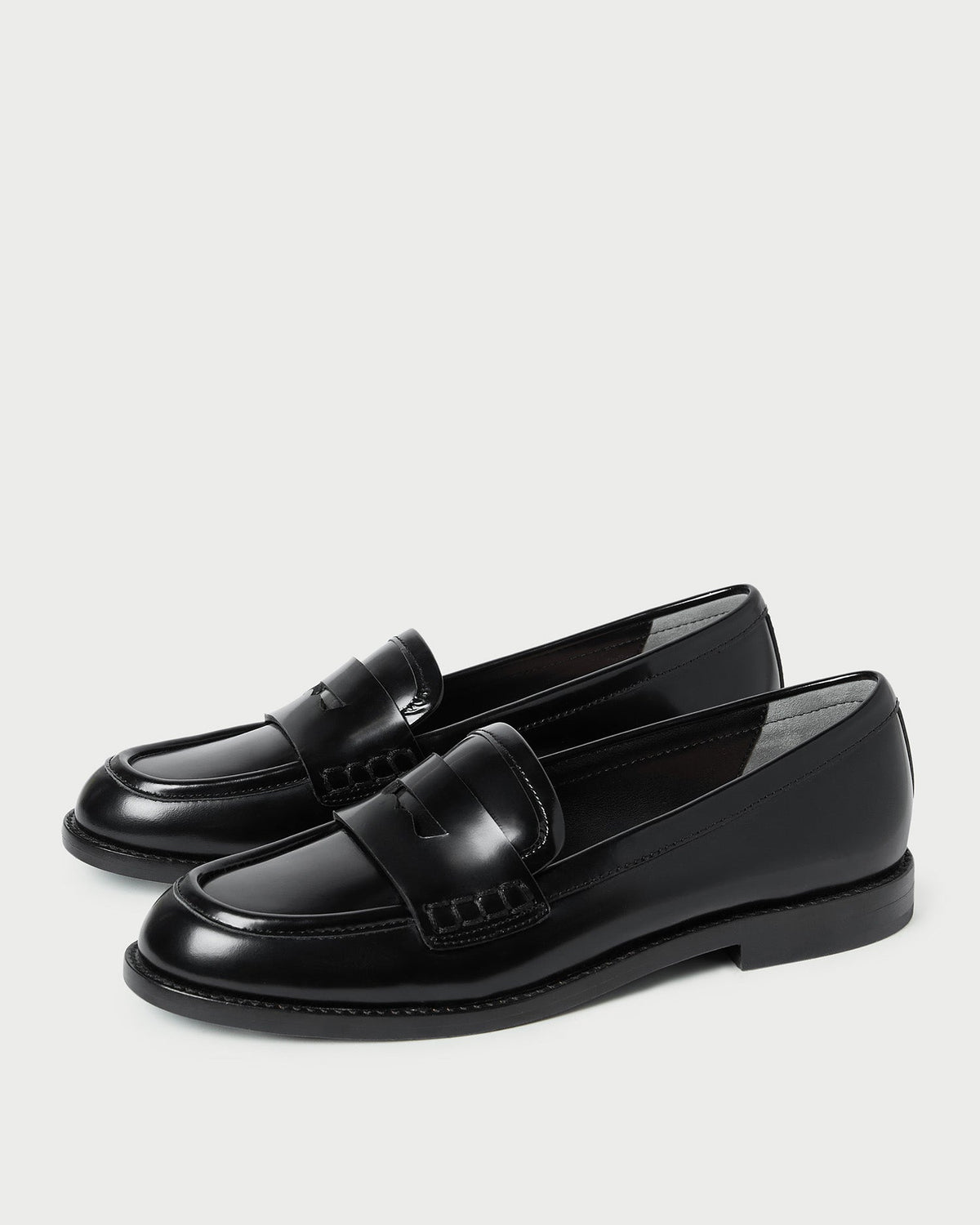Loeffler Randall Best Price - Rachel Black Leather Loafer
