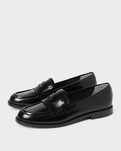 Loeffler Randall Best Price - Rachel Black Leather Loafer