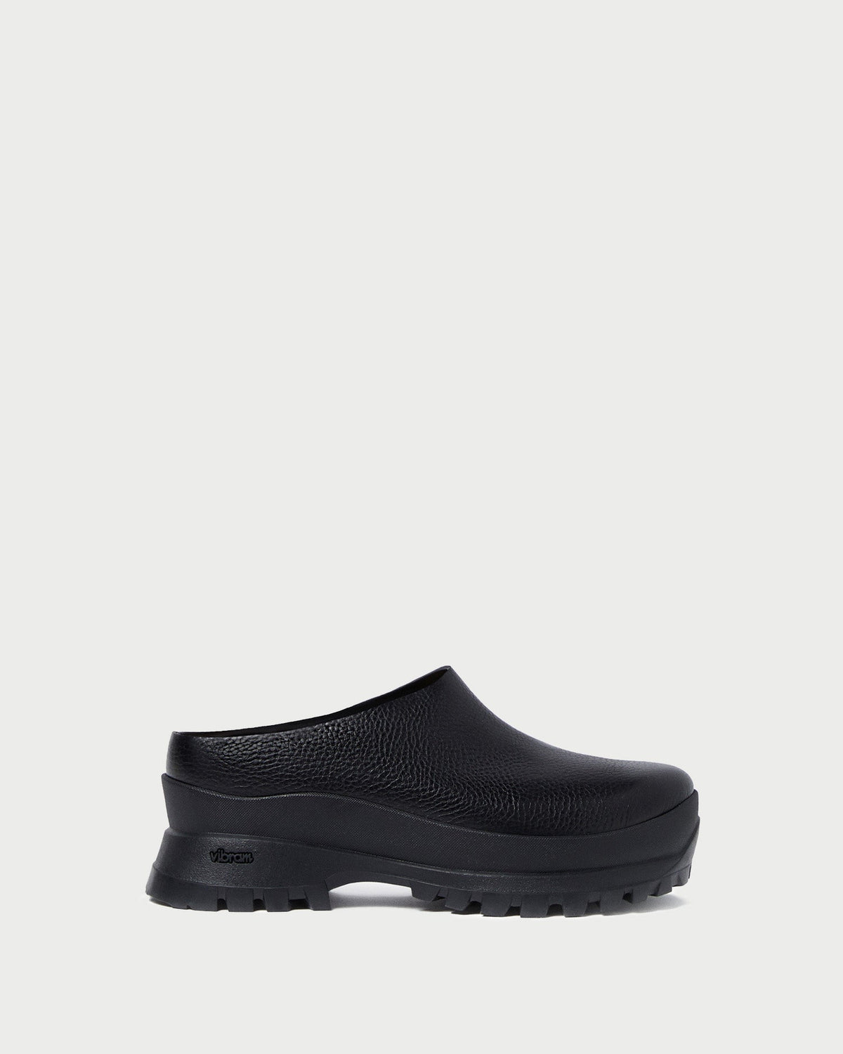 Loeffler Randall Everyday - Gemma Black Leather Lug Mule