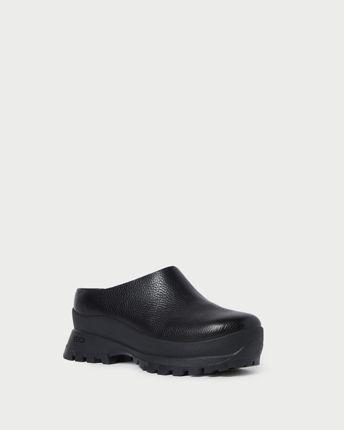 Loeffler Randall Everyday - Gemma Black Leather Lug Mule