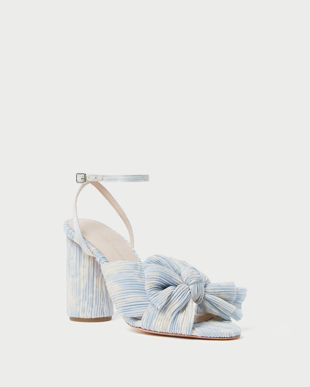 Loeffler Randall Sale - Camellia Blue Floral Bow Heel