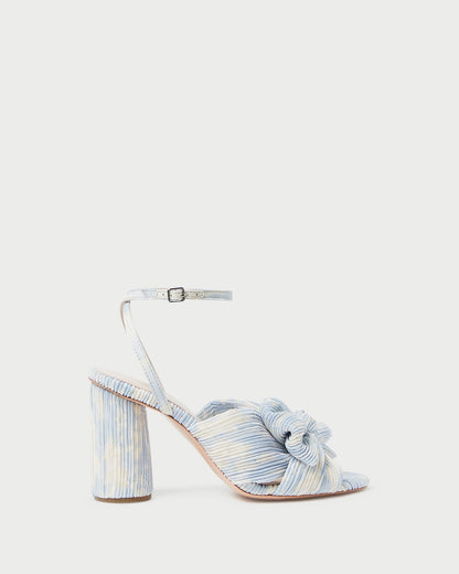 Loeffler Randall Sale - Camellia Blue Floral Bow Heel