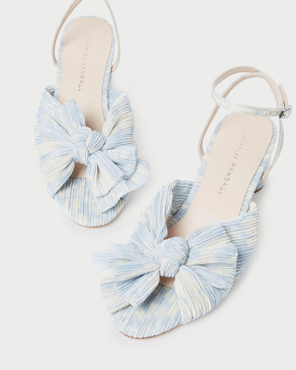 Loeffler Randall Recommended - Dahlia Blue Floral Bow Heel