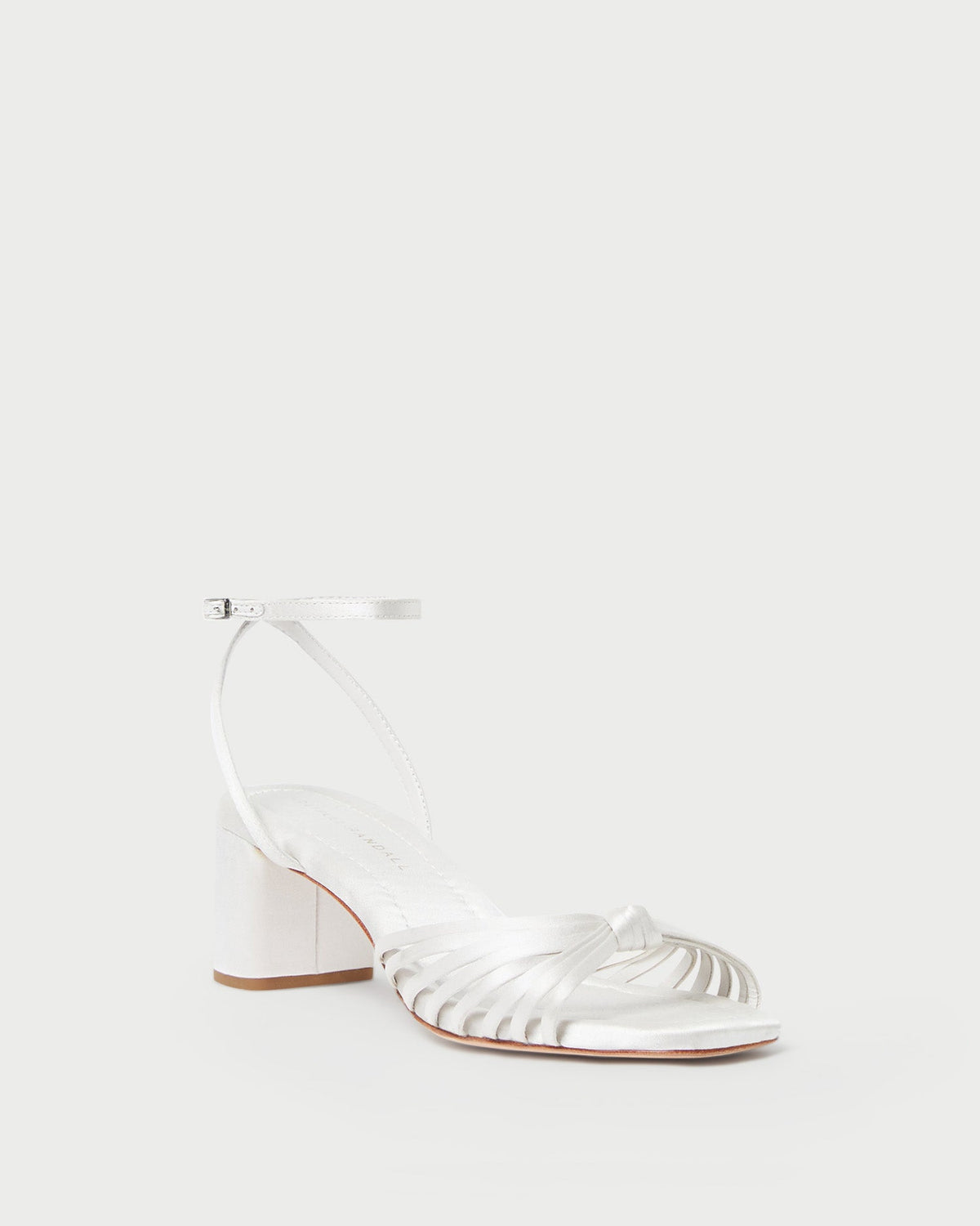 Loeffler Randall Popular - Olivia Cream Knot Mid-Heel Sandal