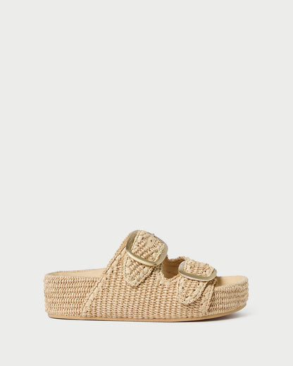 Loeffler Randall Discount - Theo Natural Two-Band Sandal
