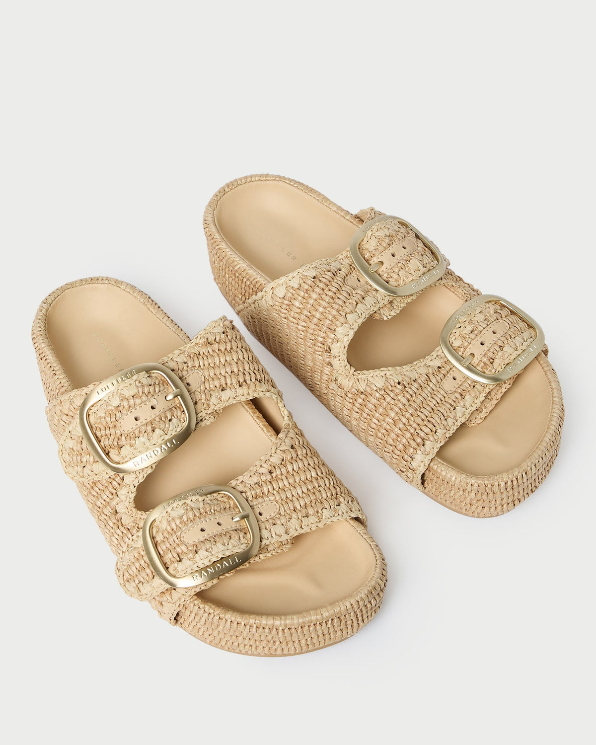 Loeffler Randall Discount - Theo Natural Two-Band Sandal