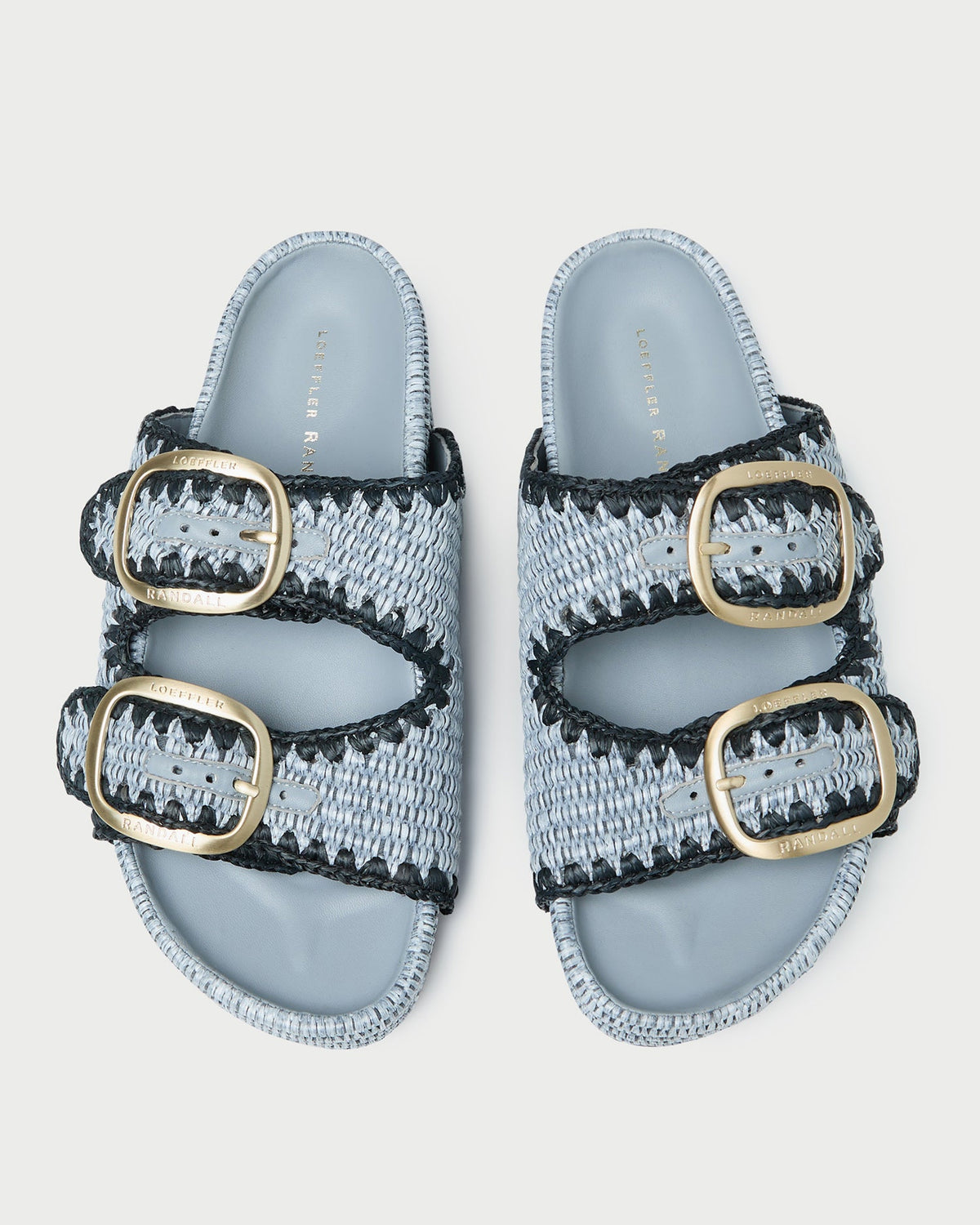 Loeffler Randall Best Price - Theo Blue Two-Band Sandal