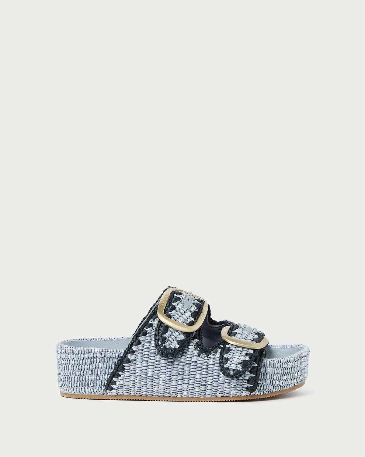 Loeffler Randall Best Price - Theo Blue Two-Band Sandal