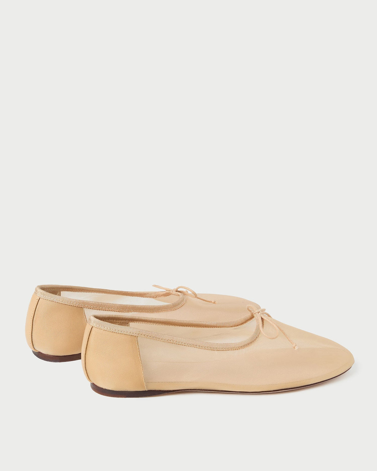 Loeffler Randall Latest - Landon Caramel Mesh Ballet Flat