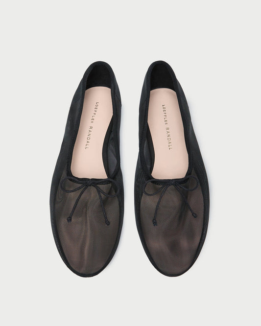 Loeffler Randall Trusted - Landon Black Mesh Ballet Flat