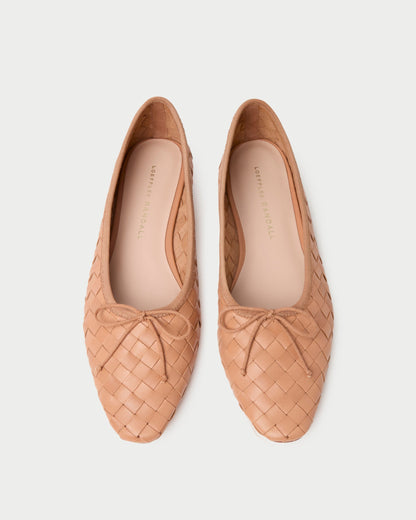 Loeffler Randall Premium - Landry Honey Woven Ballet Flat
