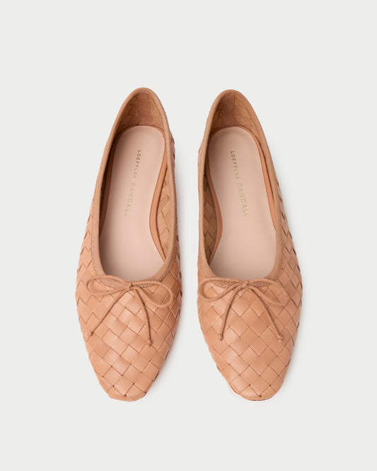 Loeffler Randall Premium - Landry Honey Woven Ballet Flat