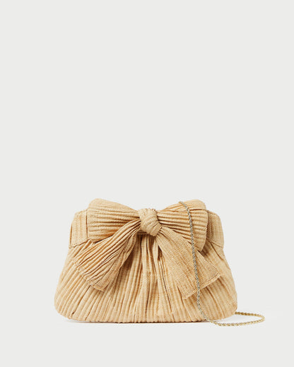 Loeffler Randall Special Offer - Rayne Natural Bow Clutch