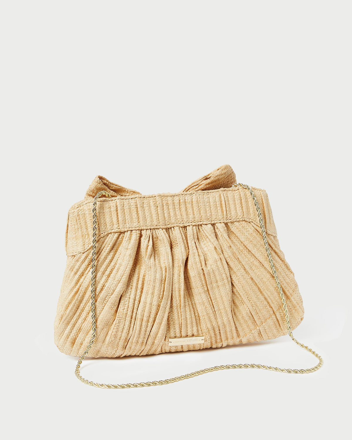 Loeffler Randall Special Offer - Rayne Natural Bow Clutch