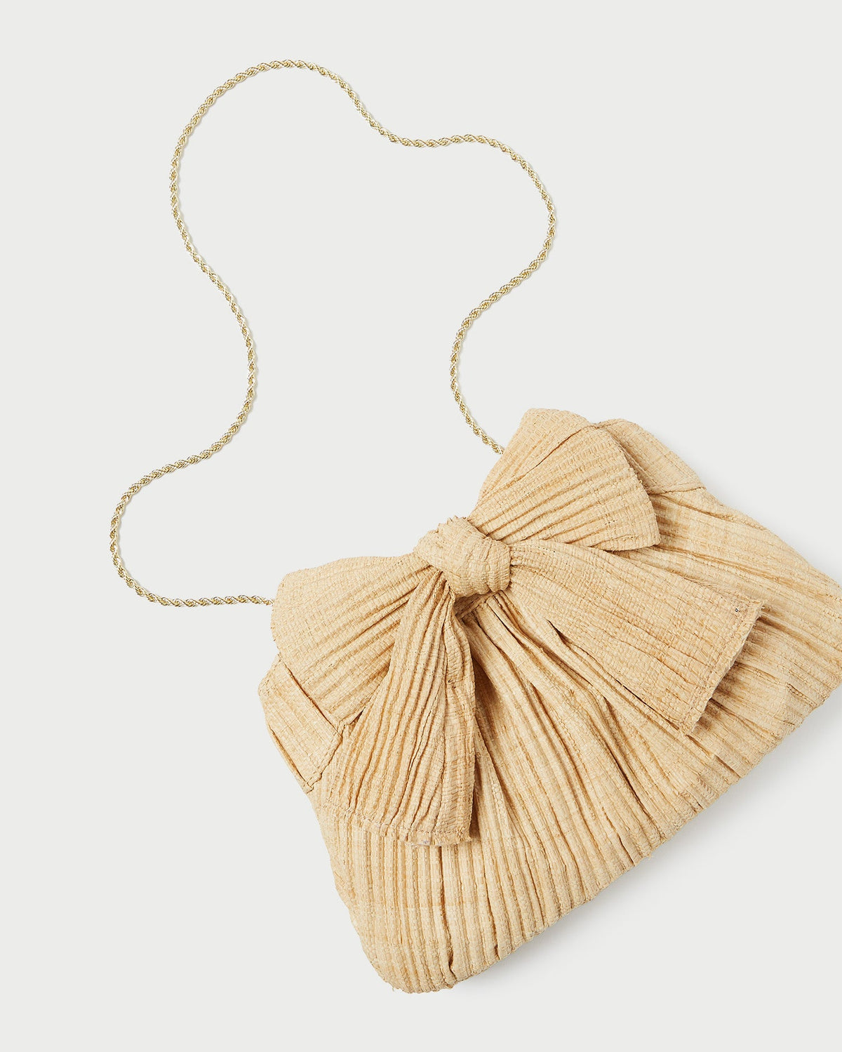 Loeffler Randall Special Offer - Rayne Natural Bow Clutch
