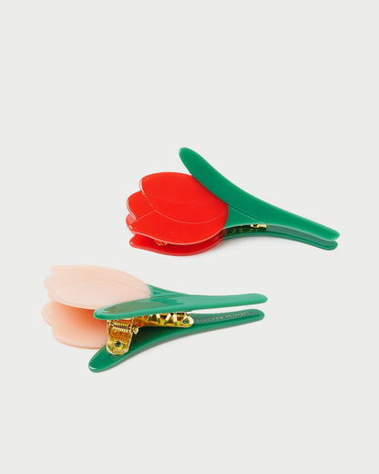 Loeffler Randall Best Price - Juniper Red/Pink Tulip Clip Set