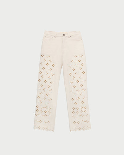 Loeffler Randall New - Demi Embroidered Pant