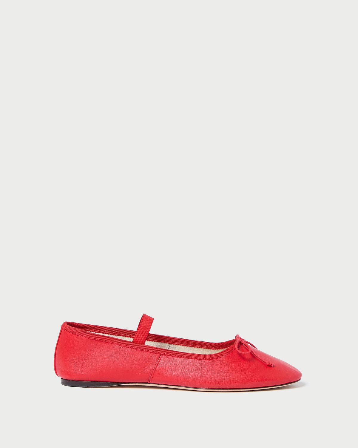 Loeffler Randall Trusted - Leonie Red Leather Ballet Flat