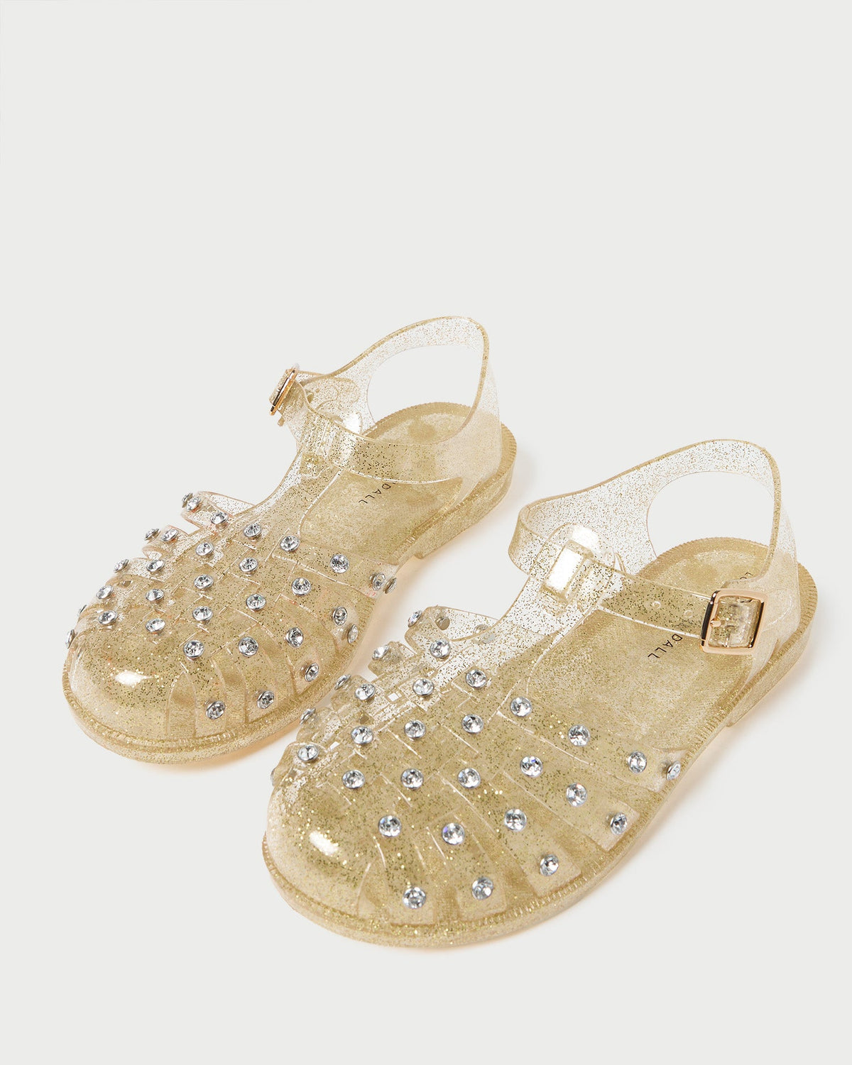 Loeffler Randall Smart Buy - Rhys Champagne Glitter Jelly Sandal