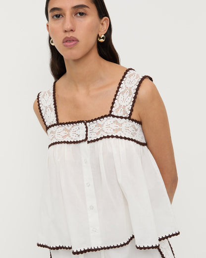 Loeffler Randall Essential - Marta Sleeveless Top