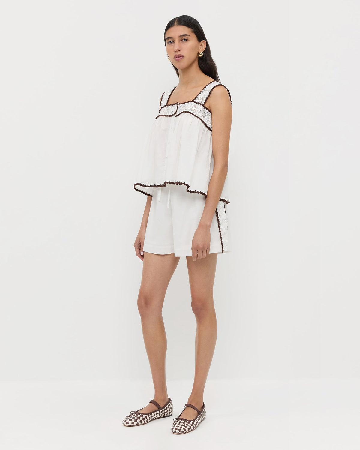 Loeffler Randall Essential - Marta Sleeveless Top