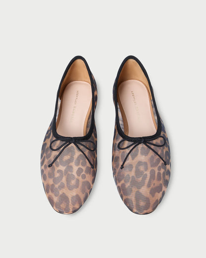 Loeffler Randall Everyday - Landon Leopard Mesh Ballet Flat