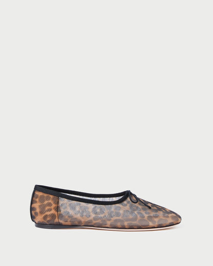 Loeffler Randall Everyday - Landon Leopard Mesh Ballet Flat