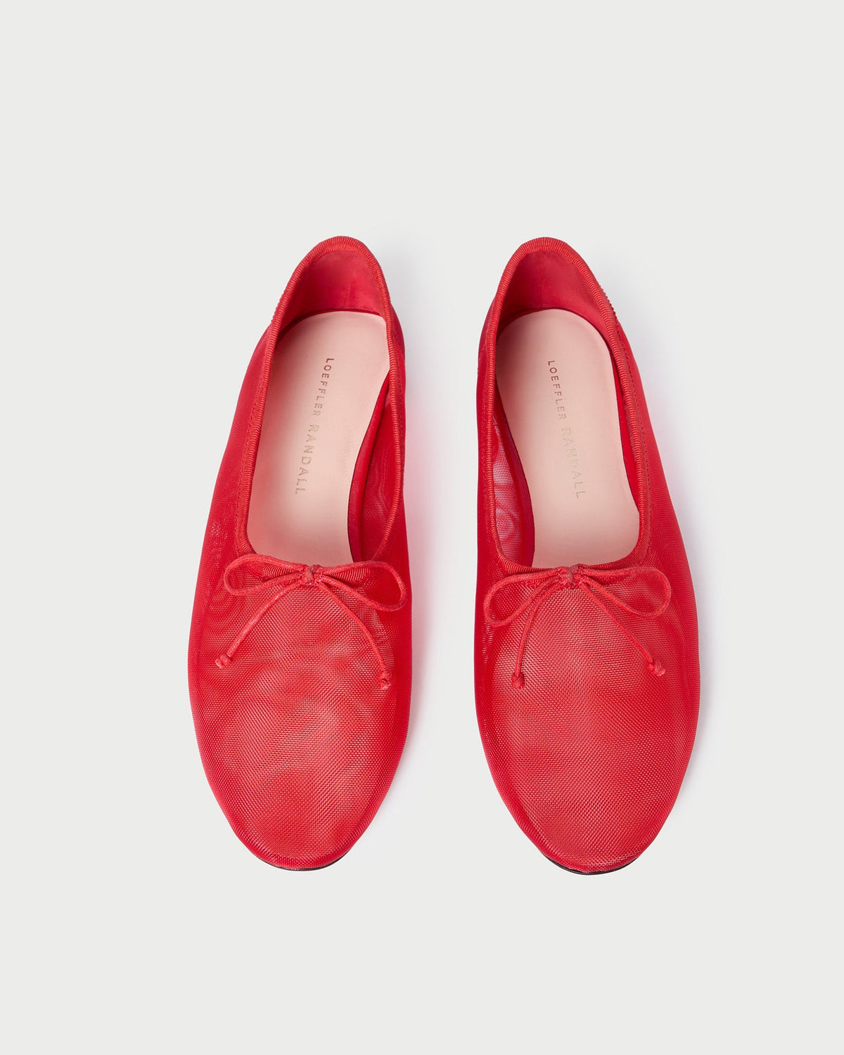 Loeffler Randall Essential - Landon Red Mesh Ballet Flat