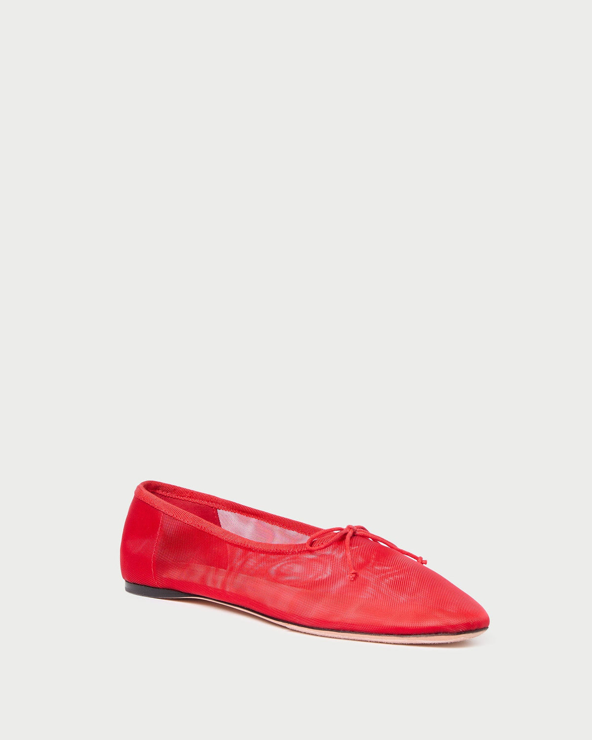 Loeffler Randall Essential - Landon Red Mesh Ballet Flat