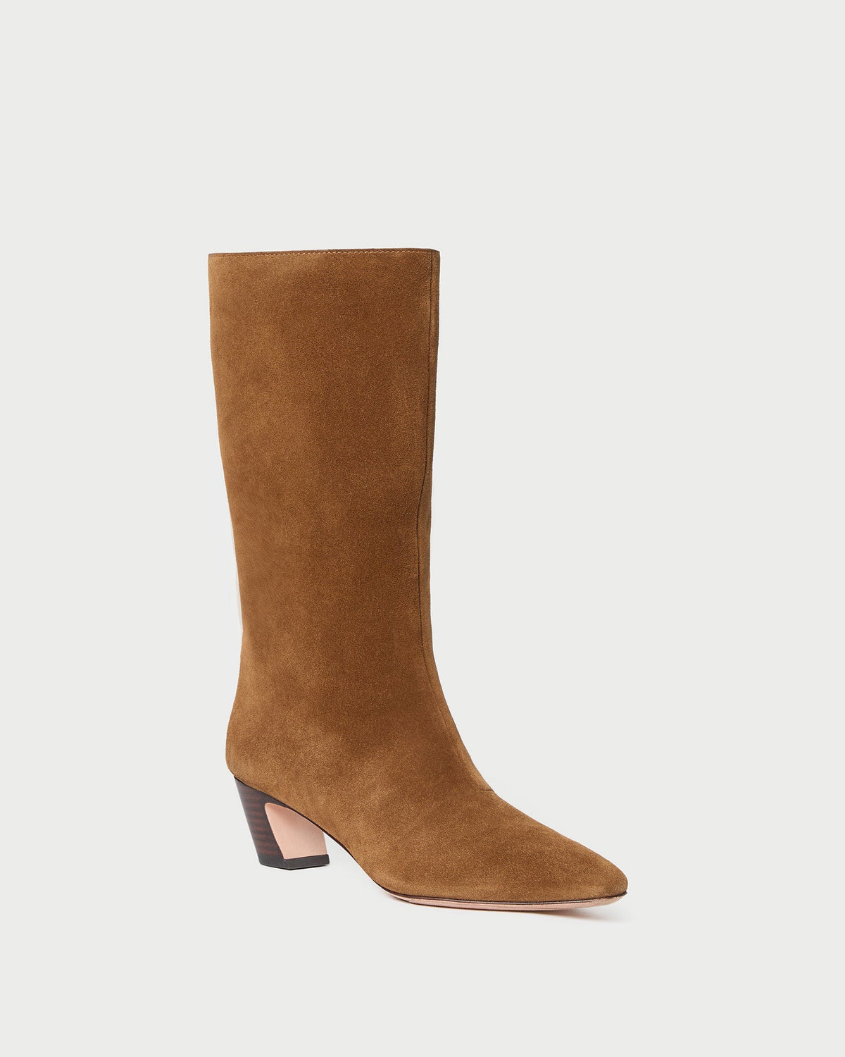 Loeffler Randall Recommended - Cleo Cacao Suede Mid-Calf Boot