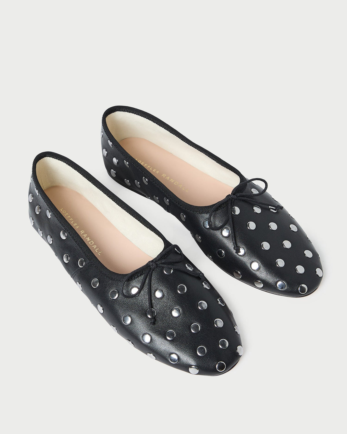 Loeffler Randall Trusted - Landon Black/Silver Ballet Flat