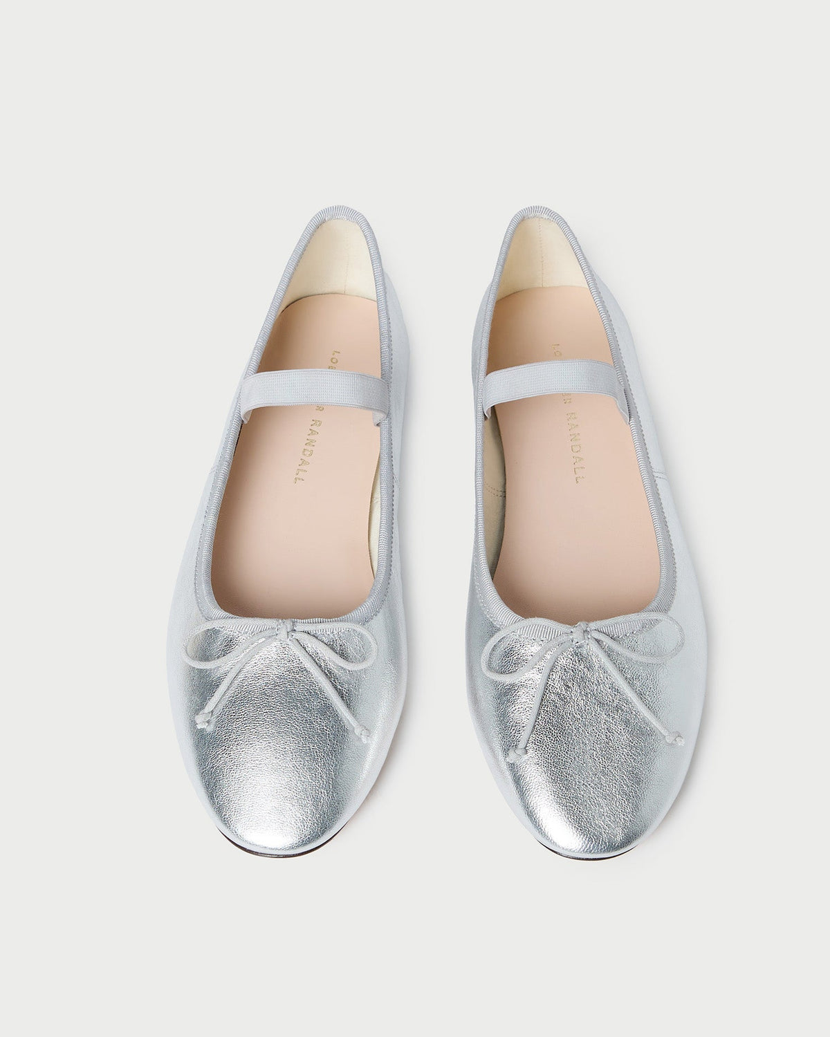 Loeffler Randall Latest - Leonie Silver Leather Ballet Flat