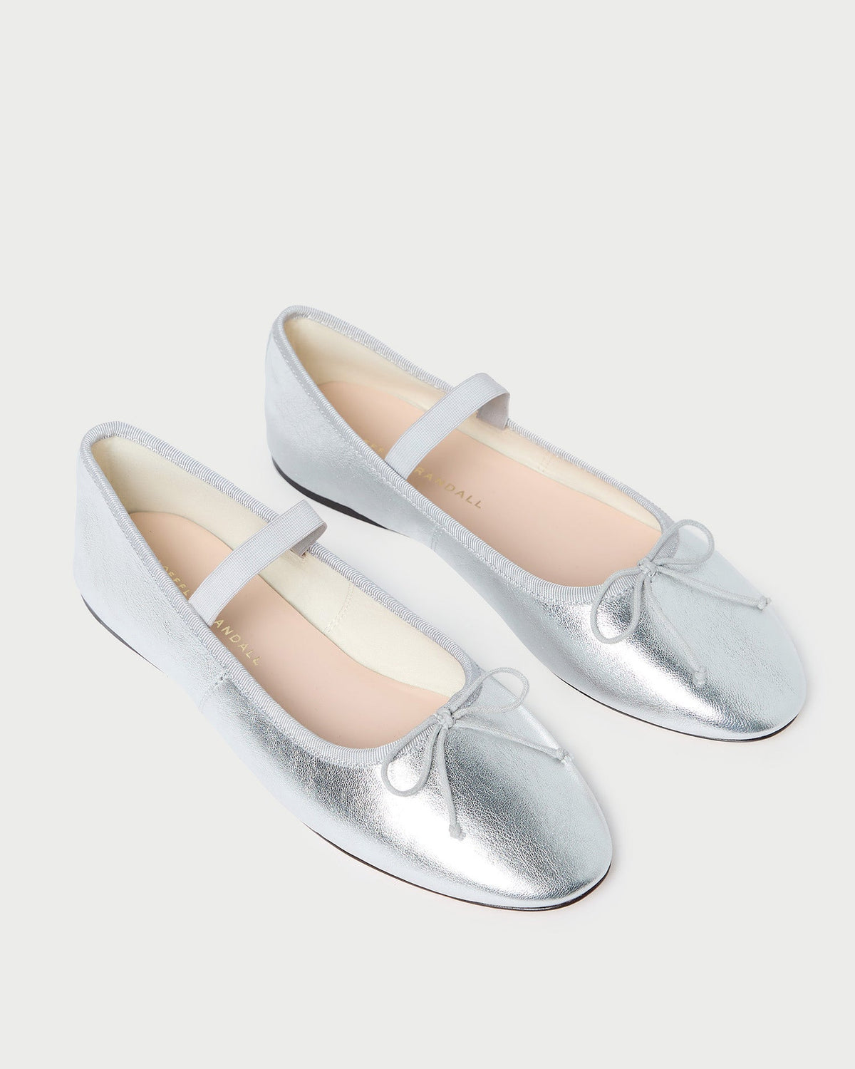 Loeffler Randall Latest - Leonie Silver Leather Ballet Flat