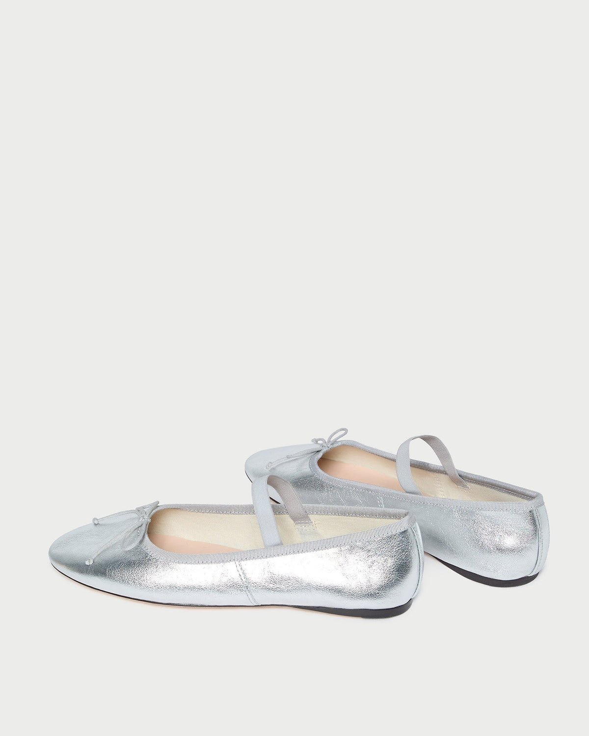 Loeffler Randall Latest - Leonie Silver Leather Ballet Flat