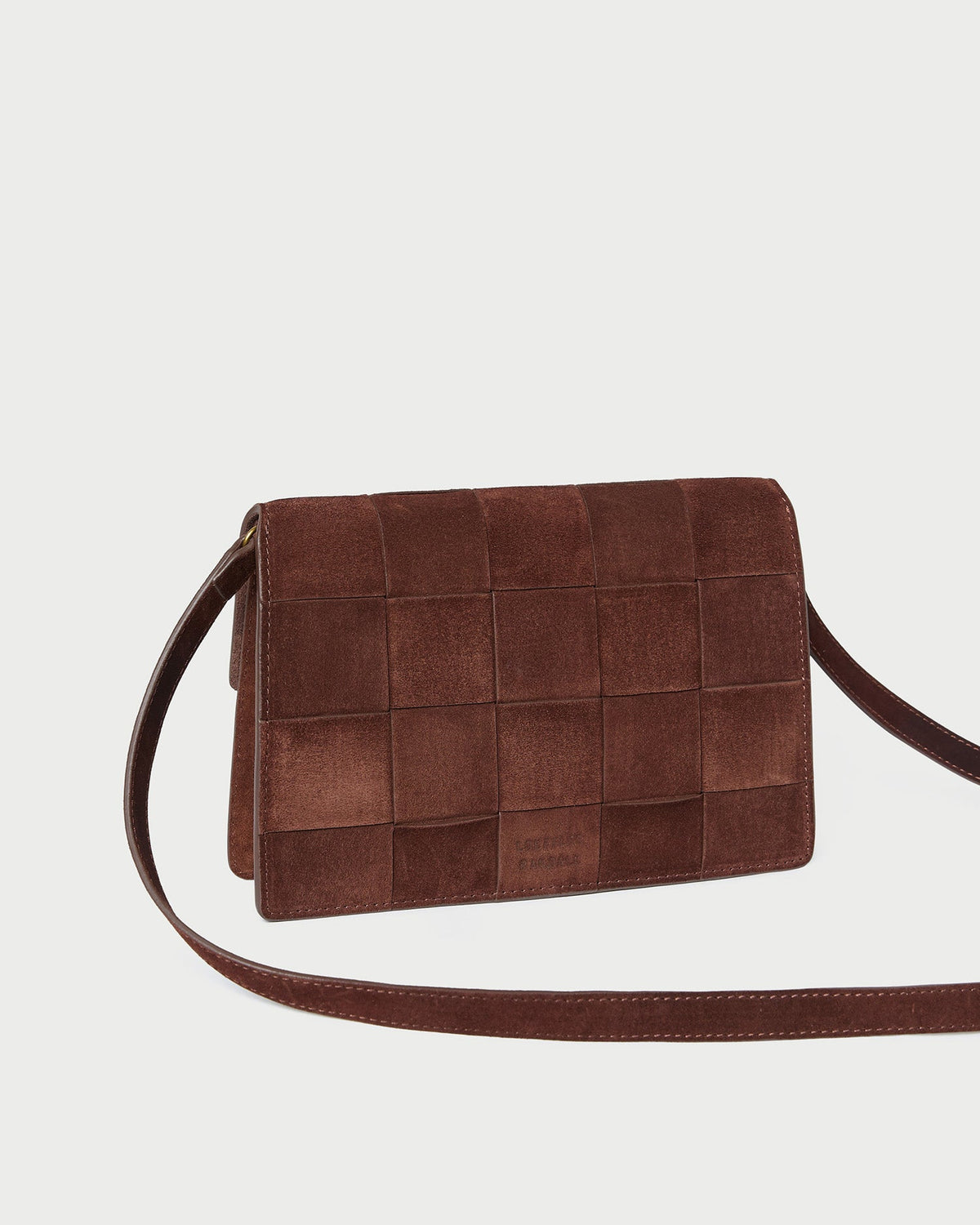 Loeffler Randall Trending - Delphine Espresso Suede Shoulder Bag
