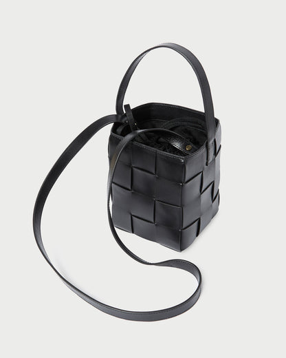 Loeffler Randall Recommended - Laith Black Leather Bucket Bag