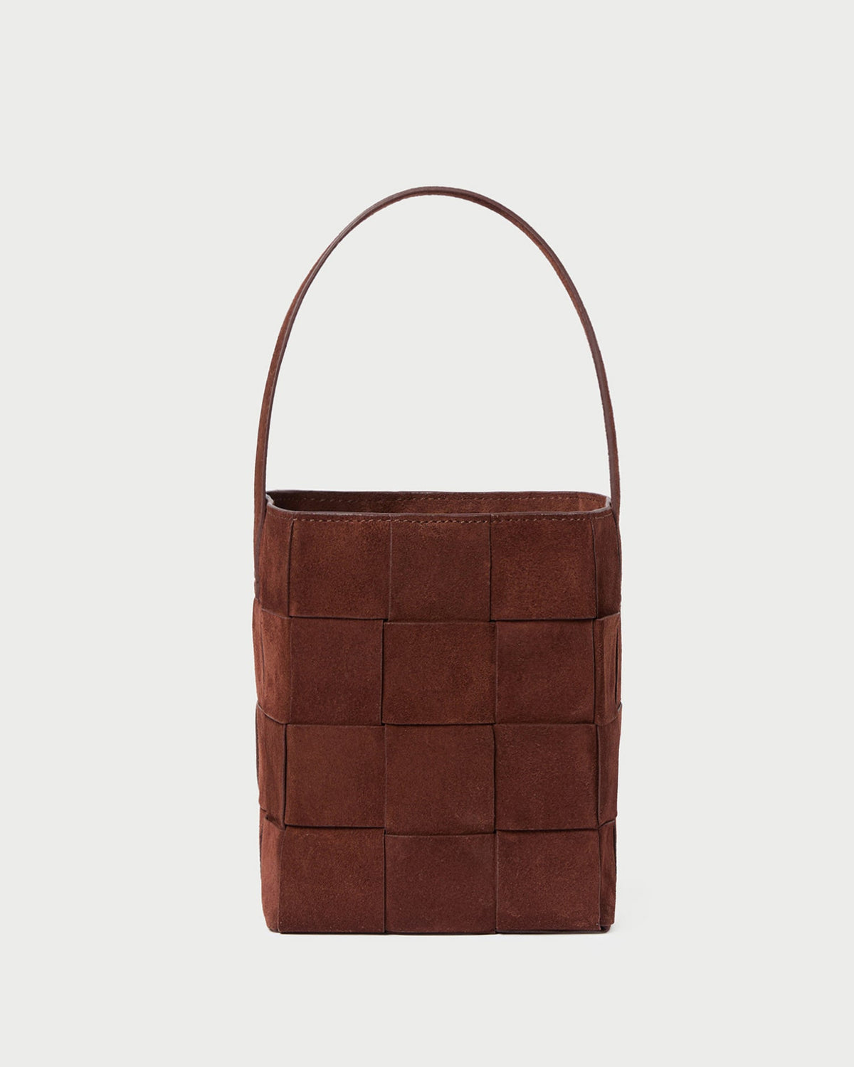 Loeffler Randall Discount - Laith Espresso Suede Bucket Bag