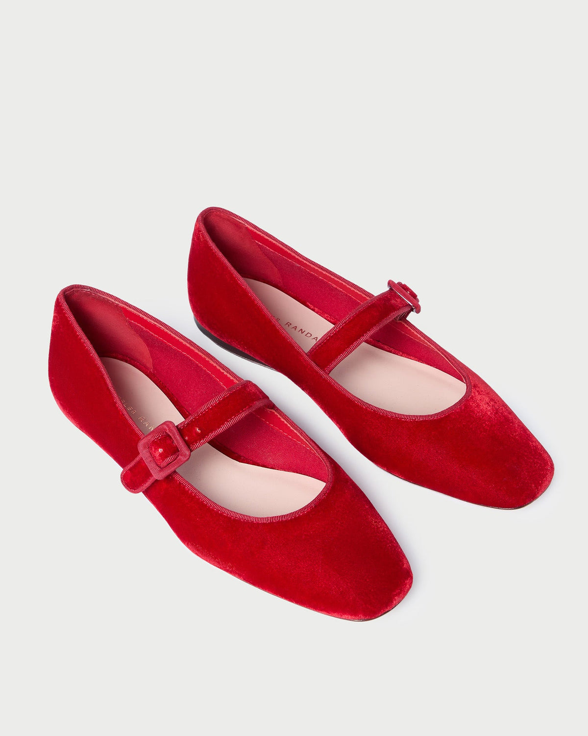 Loeffler Randall Value - Ginger Red Velvet Mary Jane