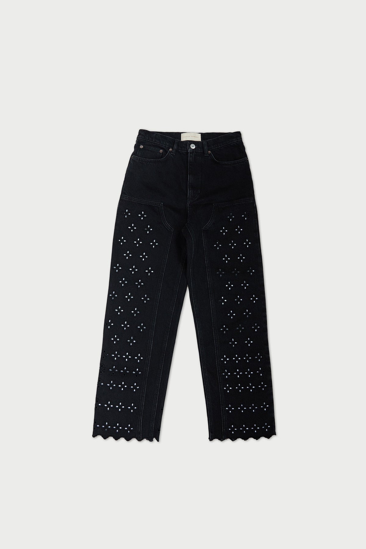 Loeffler Randall Essential - Demi Embroidered Pant