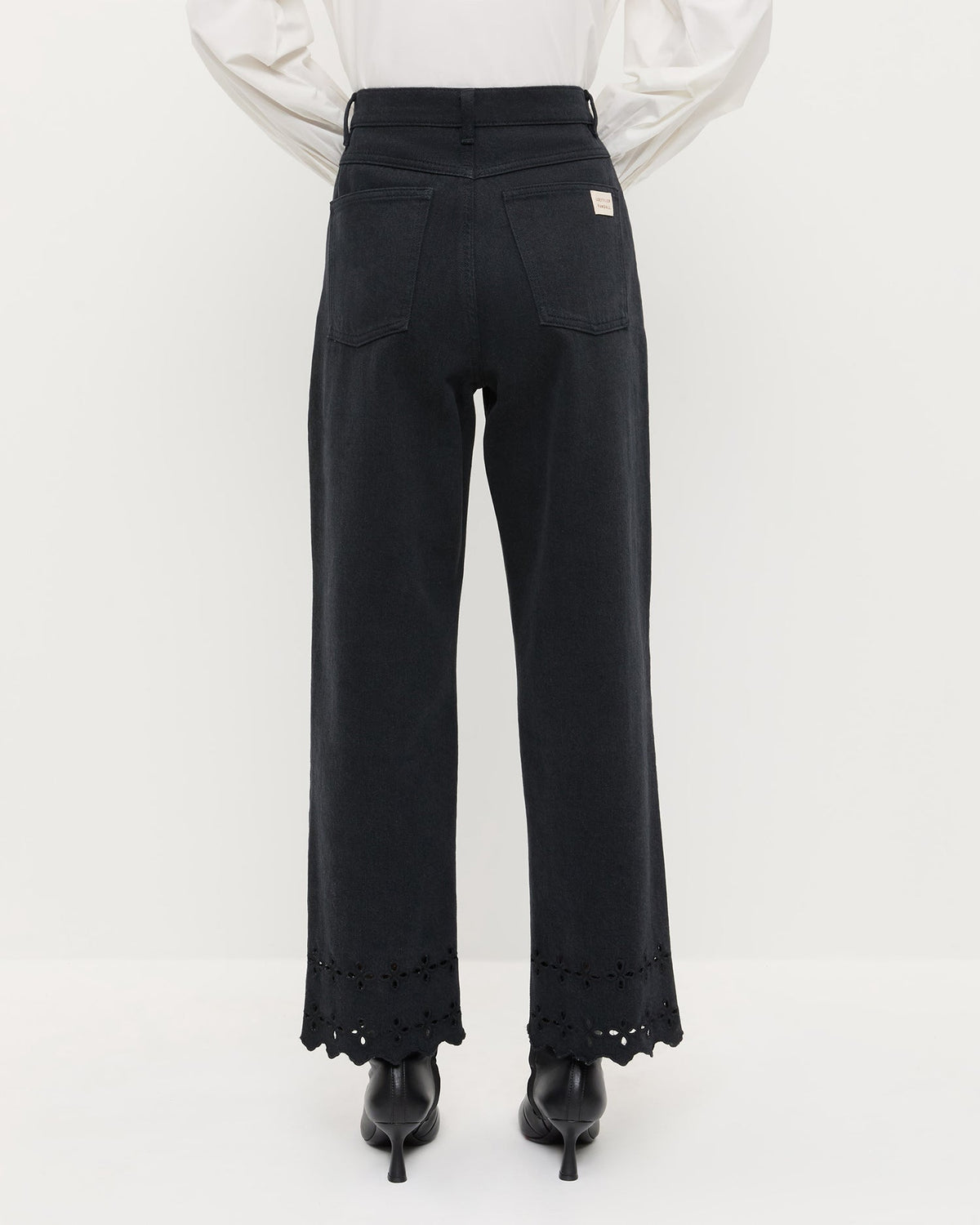 Loeffler Randall Essential - Demi Embroidered Pant