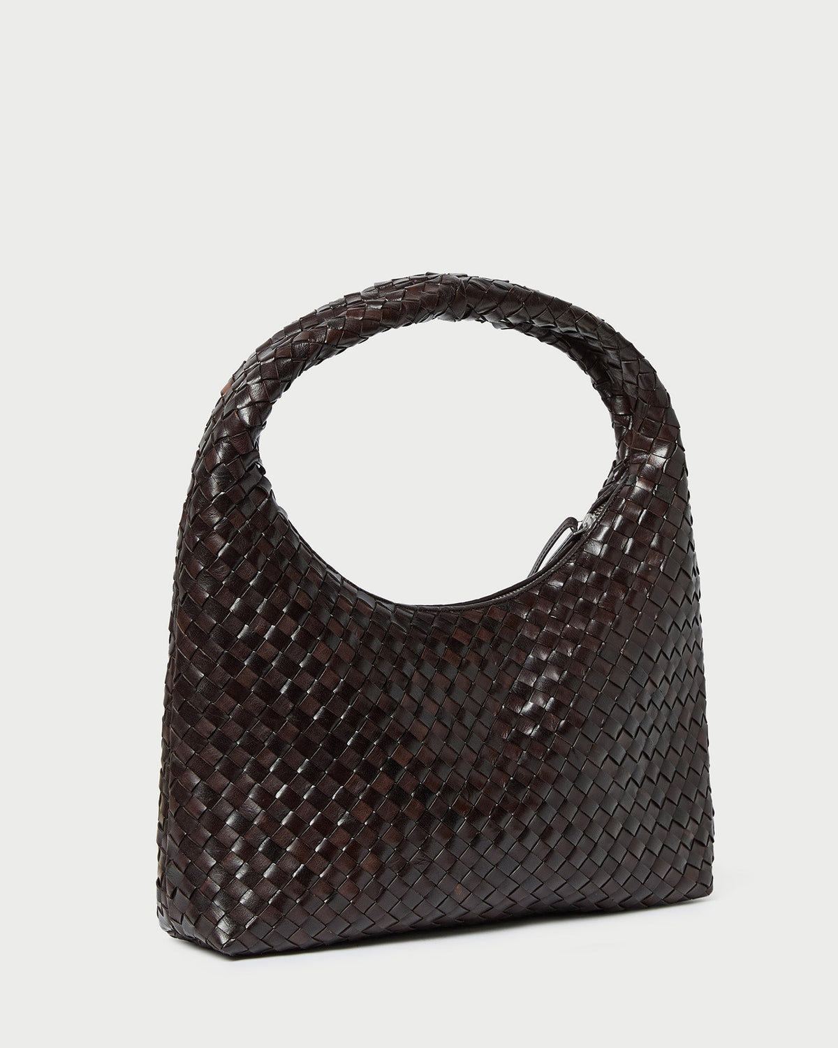 Loeffler Randall Discount - Willow Chocolate Woven Hobo Bag