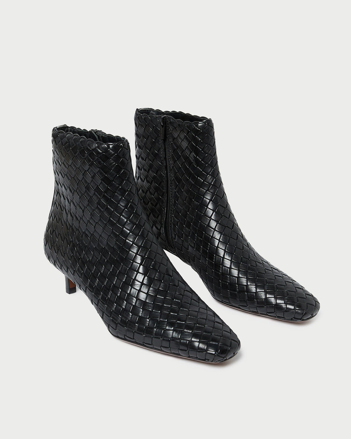 Loeffler Randall Trending - Marcella Black Woven Ankle Boot