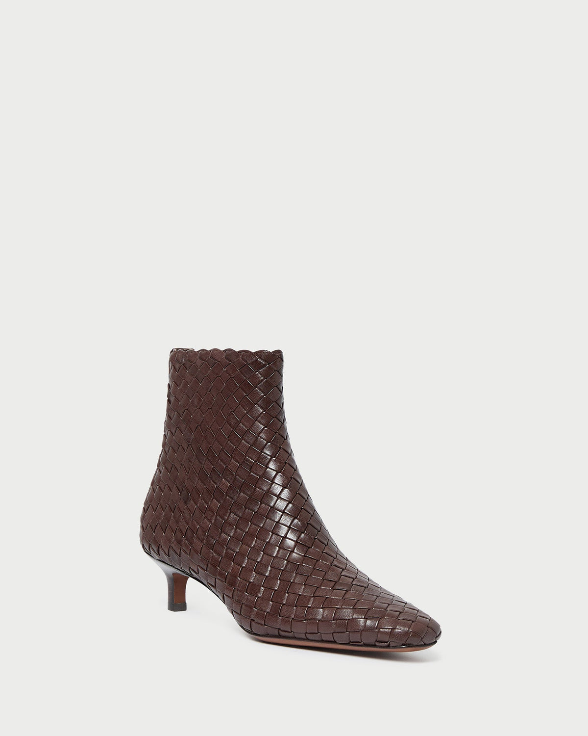 Loeffler Randall Smart Buy - Marcella Espresso Woven Ankle Boot
