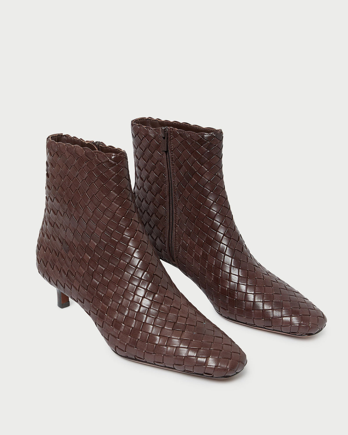 Loeffler Randall Smart Buy - Marcella Espresso Woven Ankle Boot