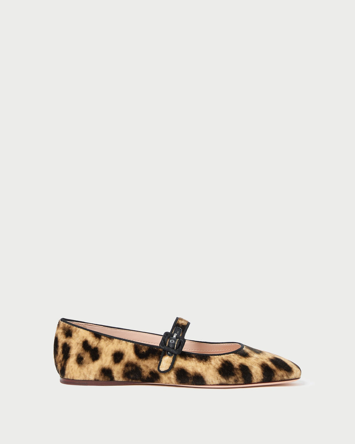 Loeffler Randall Popular - Ginger Leopard Velvet Mary Jane