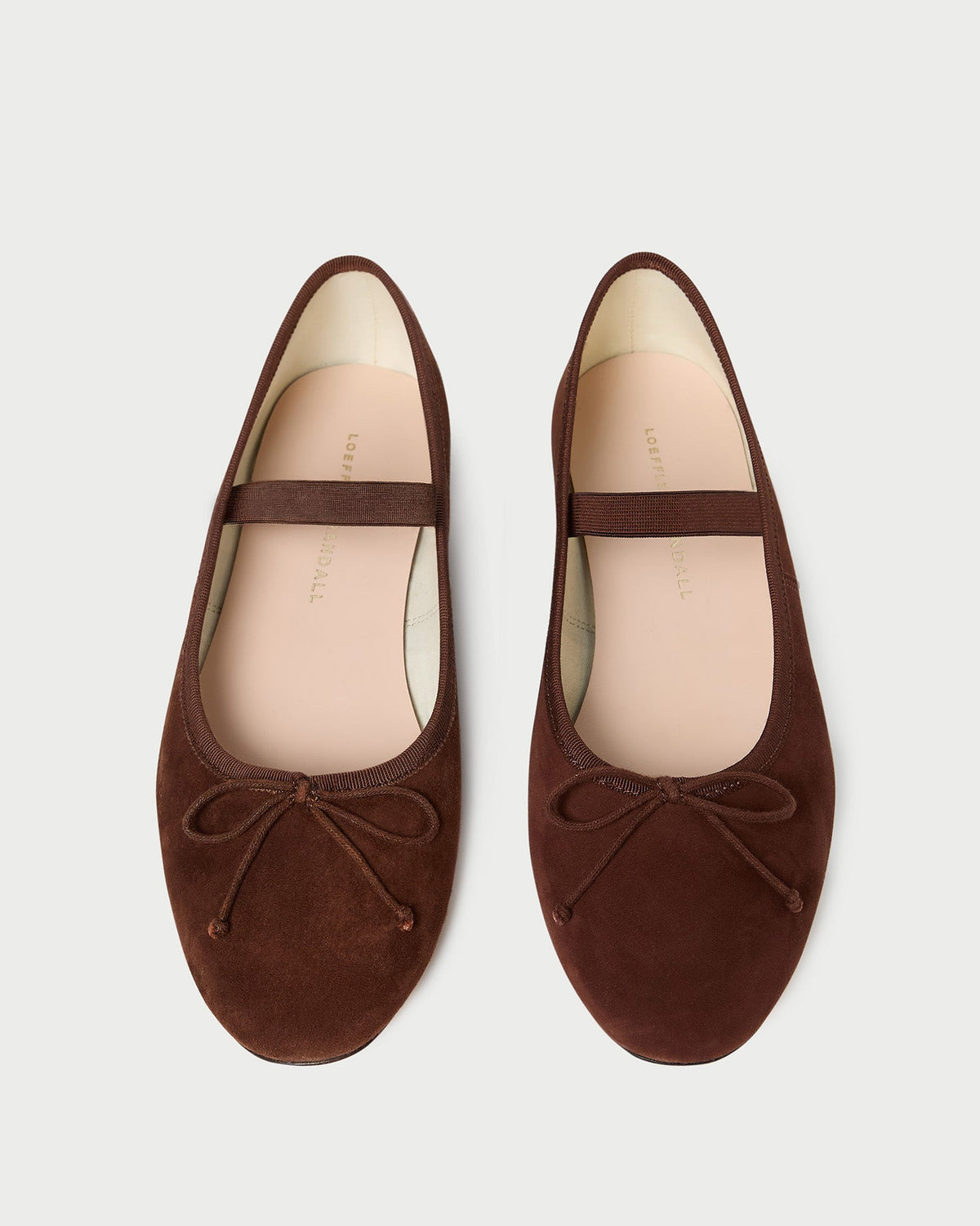 Loeffler Randall Recommended - Leonie Espresso Suede Ballet Flat