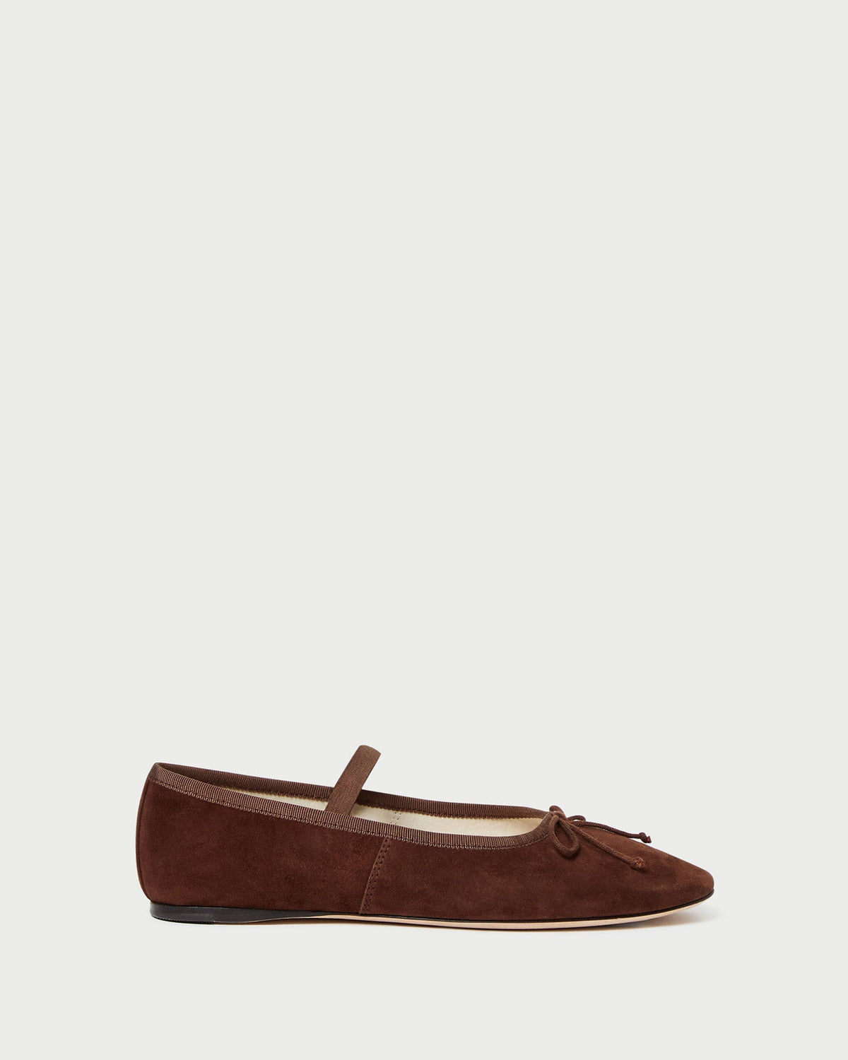Loeffler Randall Recommended - Leonie Espresso Suede Ballet Flat