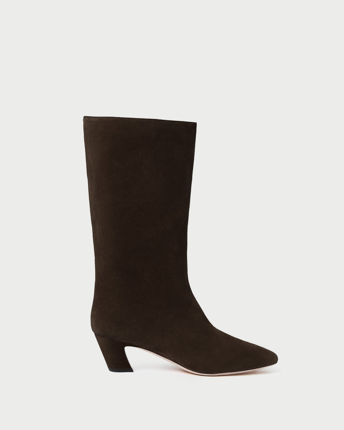 Loeffler Randall Everyday - Cleo Brown Suede Mid-Calf Boot